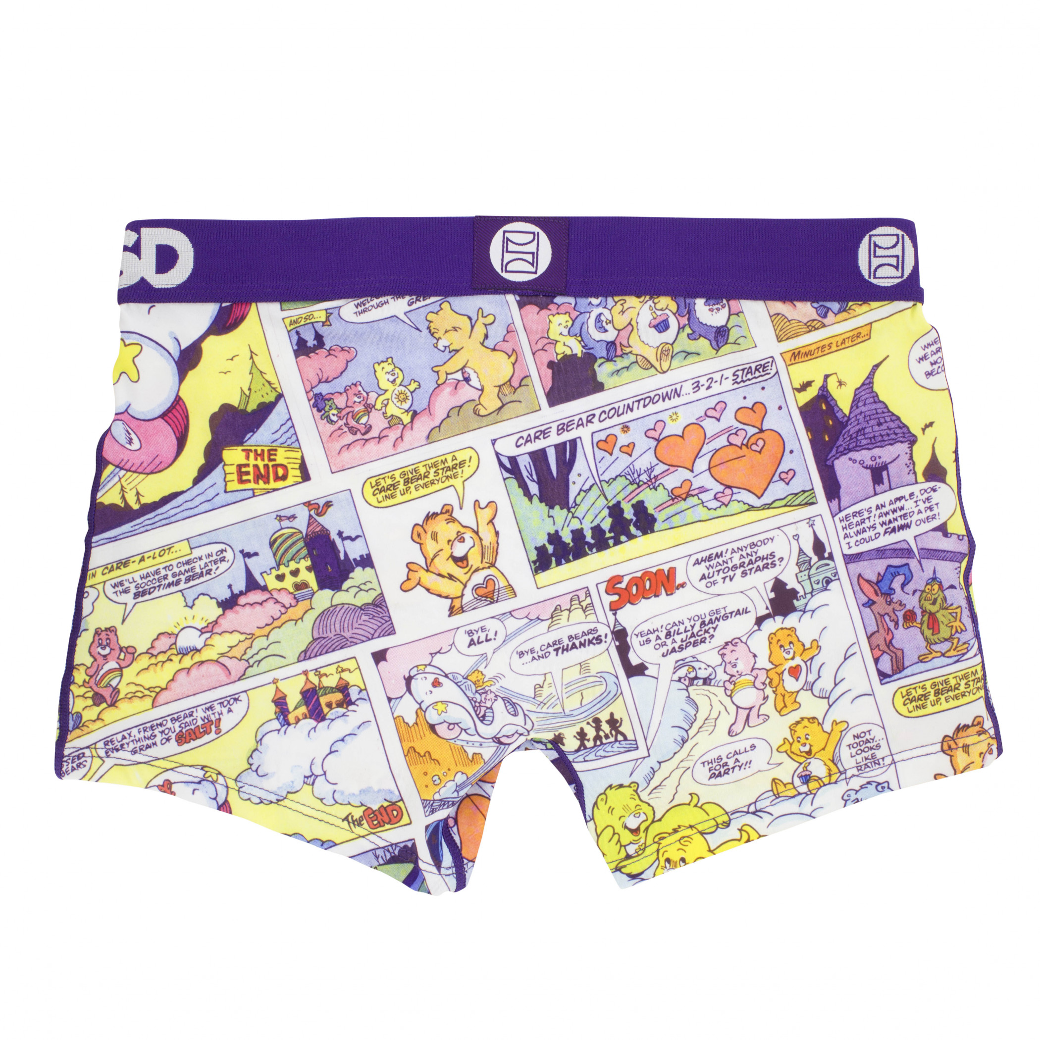 Care Bears Comic Panels PSD Boy Shorts Underwear